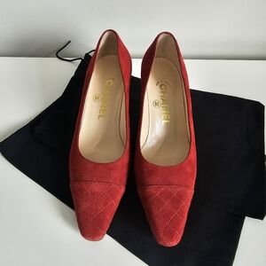 Chanel Suede Pump